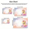 Cute Cartoon Pony Area Rug, Apple Flower Theme Non-slip Floor Mat, Decorative Carpet for Kids Girls Bedroom, Washable Home Gift