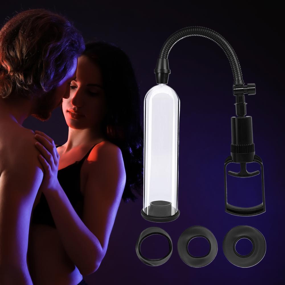 Manual Penis Pump Male Penis Enlarger Sex Toys For Men Enlarger Vacuum Pump Male Masturbation Penile Dick Extender Trainer