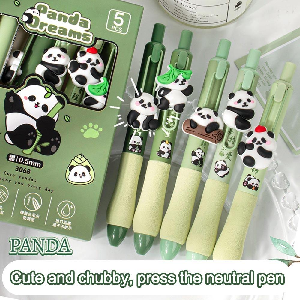 5Pcs Quick-drying Neutral Pen Press Question Pen High-value Ballpoint Pen  Office School