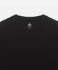 BASIC HOUSE 20-Count Cotton Regular Fit Short Sleeve T-Shirt Black Lats0115 (B Type)