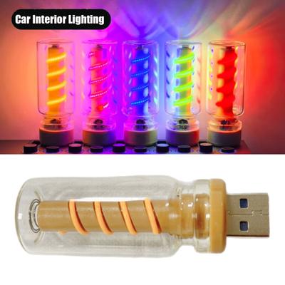 LED Car Light Touch Dimmable Multiple Lighting Modes Plug-Play Mini Size Easy To Install Car Interior Lamp Decoration