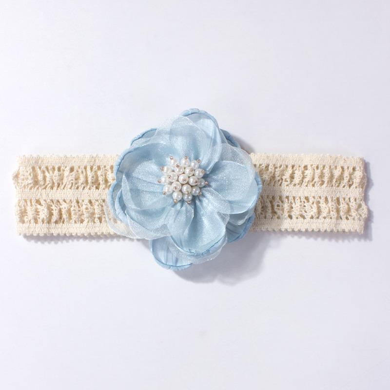 New baby head flower, cute flower baby lace elastic headband, children's hair accessories headgear