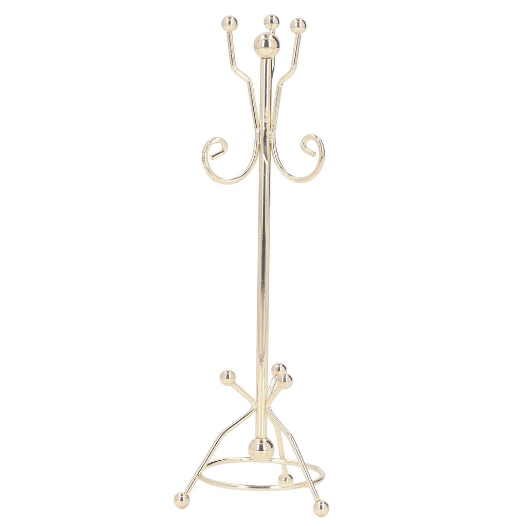 1:12 Scale Dollhouse Coat Rack Miniatures Dollhouse Hat Coat Rack Stand Realistic Miniature Hall