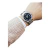 Casio OCEANUS series-disk three-pin dark blue inner surface Bluetooth mobile link function solar quartz movement stainless steel strap OCW-T200S-1AJF