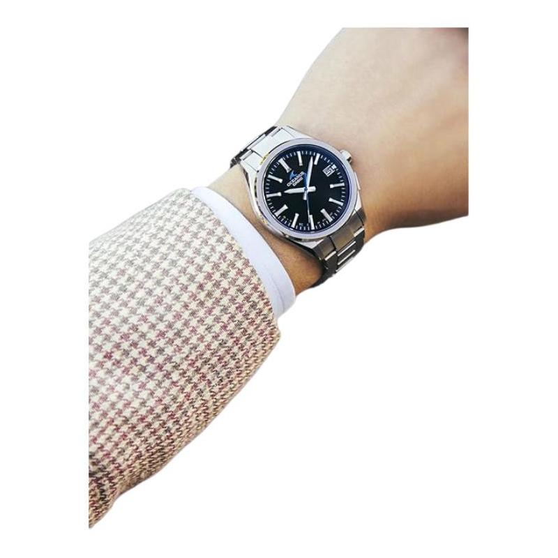 Casio OCEANUS series-disk three-pin dark blue inner surface Bluetooth mobile link function solar quartz movement stainless steel strap OCW-T200S-1AJF