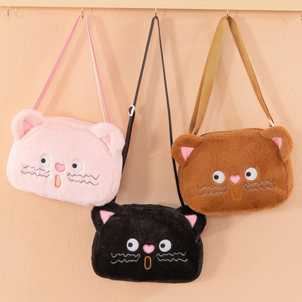 Cute Plush Bag For Girls, Single-shoulder Bag, Children's Cartoon Crossbody Bag