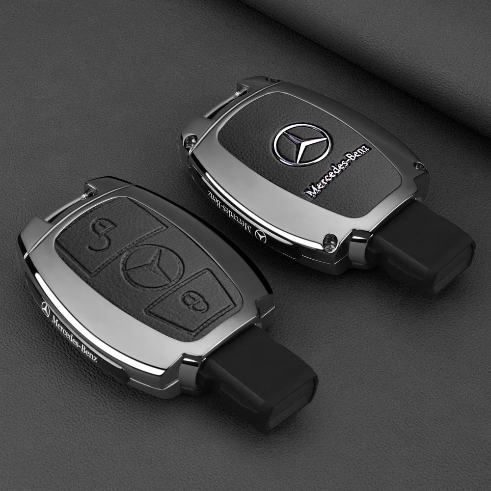 AAUC1 Zinc Alloy Car Remote Key Cover Case Bag For Mercedes Benz A B C E Class GLS GLA GLK GLC CLS CLA AMG W204 W205 W212 W463 W176