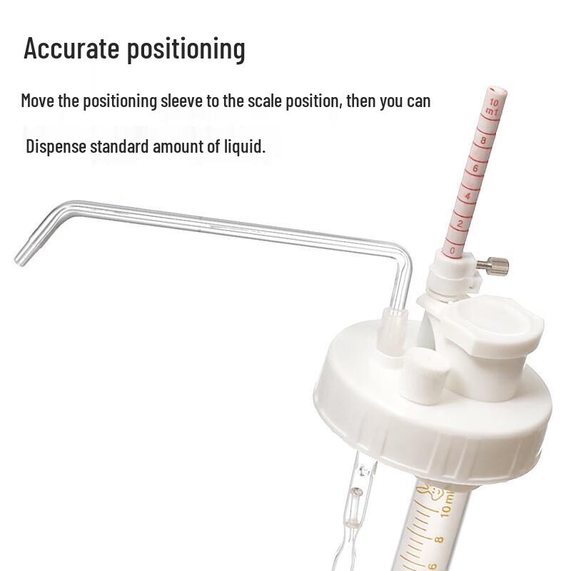 Adjustable Glass Laboratory Liquid Dispenser
