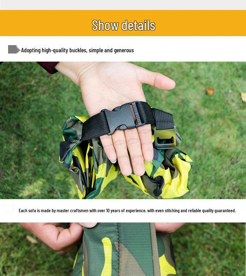 Kompaktní nafukovací pohovka na spaní pro vnitřní/venkovní použití