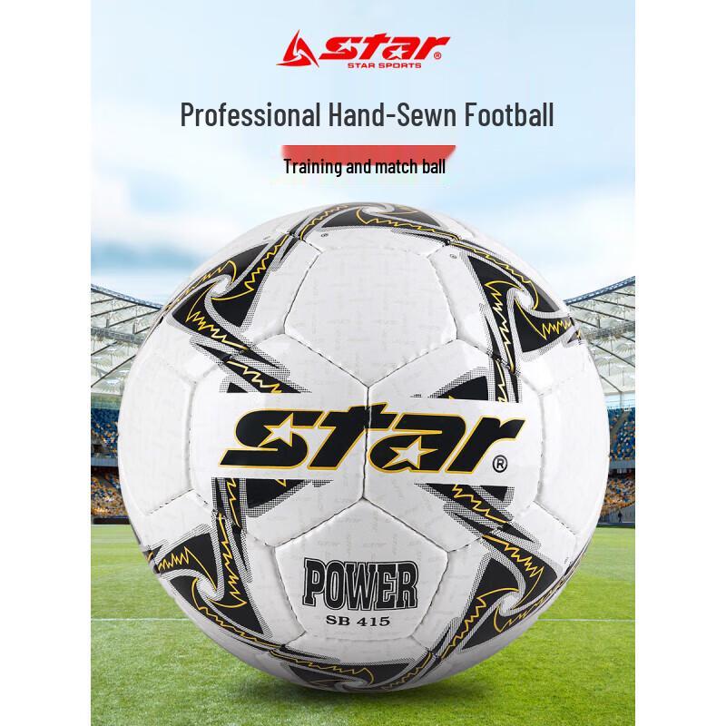 

Star Professional Hand-stitched PU Football, Size 5 Size 5 Standard