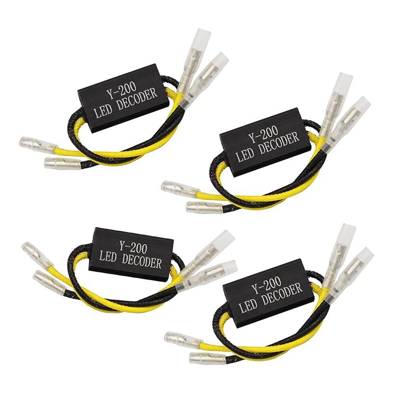 

12V Motorcycle LED Load Resistor LED Decoder LED Indicator Flasher Turn Signal Fault Eliminator For Motorcycle Scooter