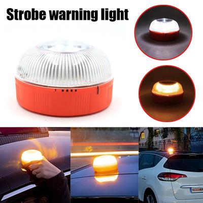 V16 Homologated DGT Approved Car Led Emergency Beacon Light Rechargeable Magnetic Induction Strobe Light