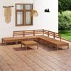 Day and Night - Day and Night Garden Furniture Set 8 Pieces Solid Pine Wood Honey Brown