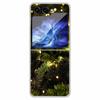 For Samsung Galaxy Z Flip 6 5 4 3 Case Christmas Cute Clear Hard Plastic PC Folding Back Cover For Samsung Z Flip6 Flip5 Flip4