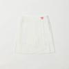 Goxo Midi Skirt Unbalance White