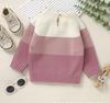 Cute Knitted Top And Card Set Sweater For Infants And Young Children In Winter