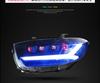 09-11 Toyota Highlander Matrix LED Headlight Assembly with Ice Blue LED DRL