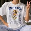 Funny Save The Bees Shirt - Retro Collecting Gift - Sarcastic Save The Bees Clothing