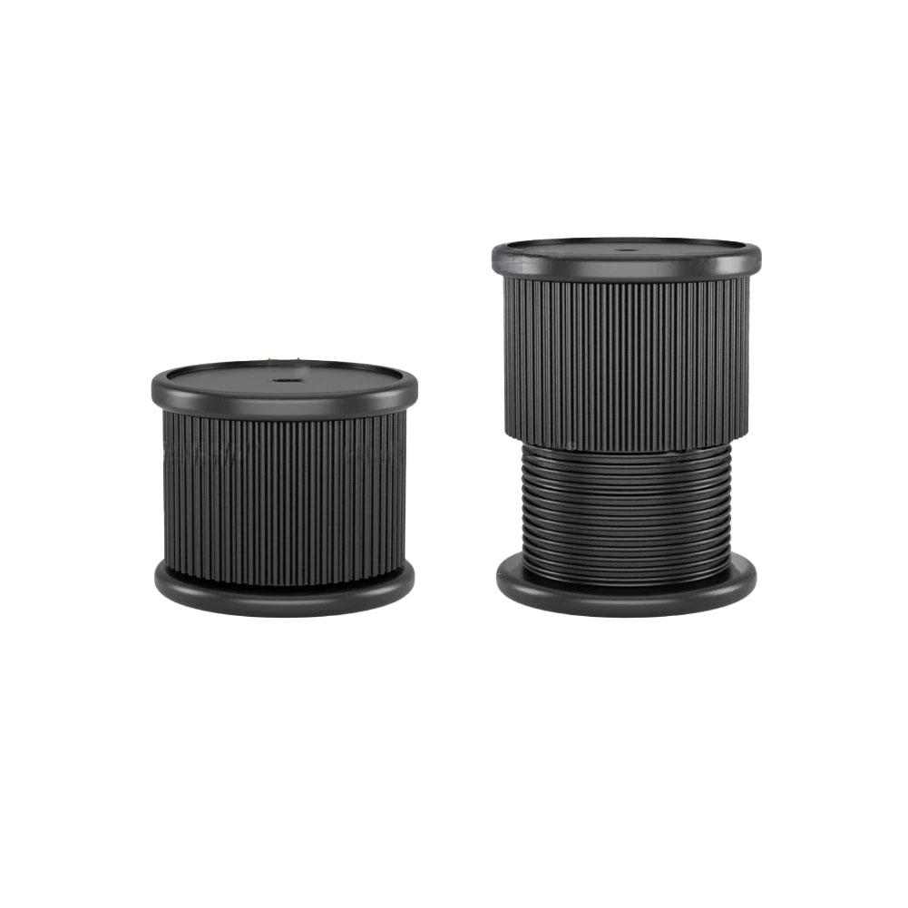 4 Pcs Adjustable Furniture Support Legs Black, White, Gray, Brown Furniture Support Legs No-Drill,Non-Slip Shock-Absorbing