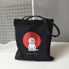 Cat, Kitten & Puppy Summer Canvas Tote - Fresh Literary Style Shoulder Bag for Students