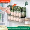 Automatic Flip Duck Egg Storage Box for Refrigerator Door