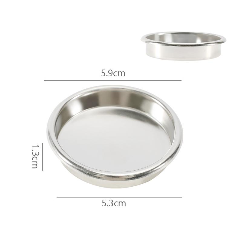Filtri per Caffè Espresso da 51/54/58MM Sostituzione Acciaio Inossidabile per Portafiltro Senza Fondo Accessori Barista Caffetteria