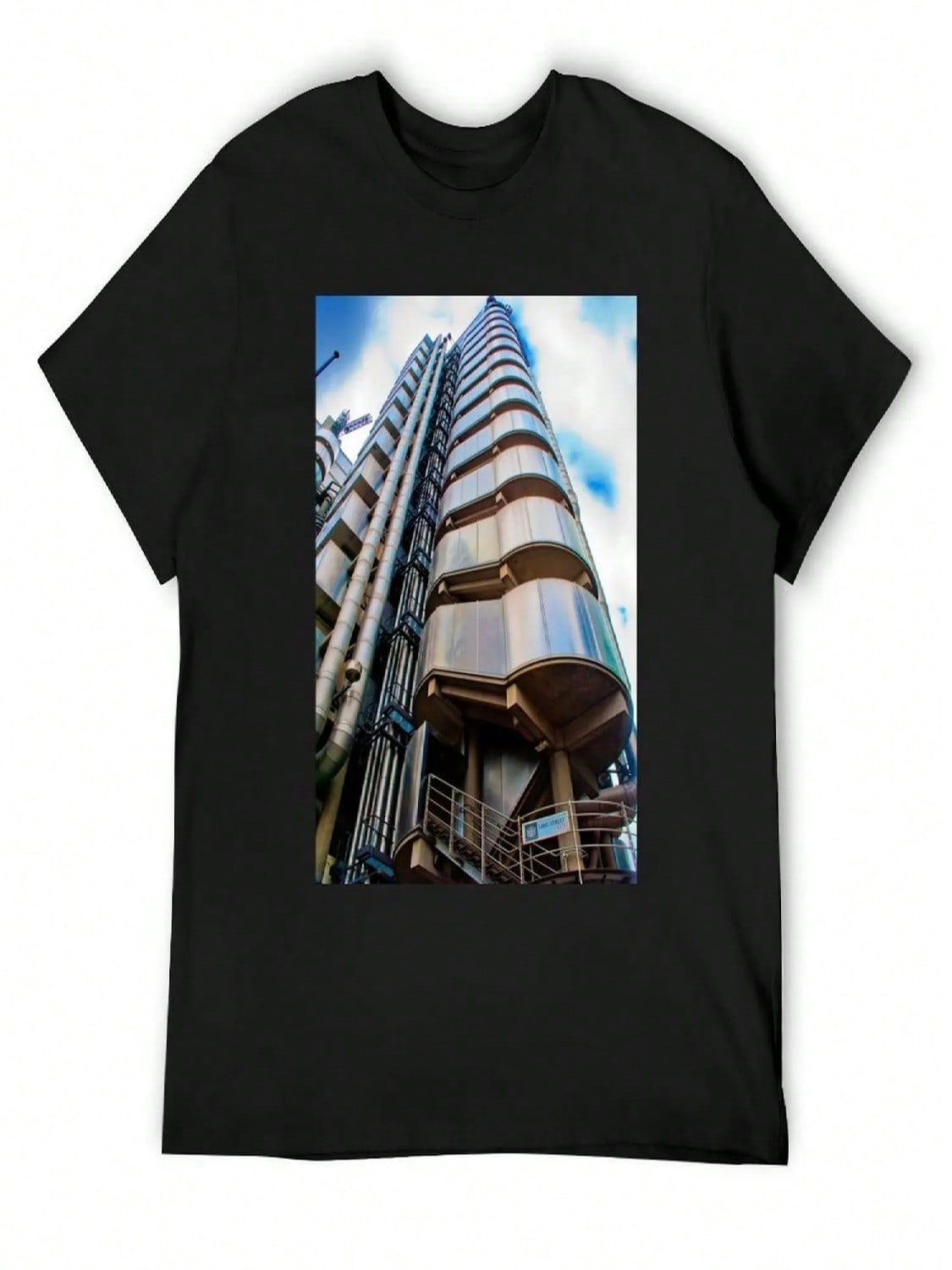 Lloyds Building City Of London T-Shirt Plain Essential T Shirt Funny T-Shirt unisex Workout Shirt S разноцветный