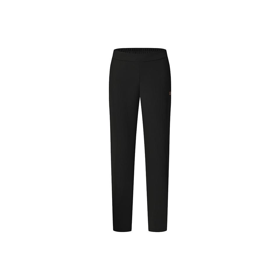 Fila Fitness Series Simple Casual Everyday Versatile Comfortable Knitted Sports Pants Women Bottoms A11W531611F-BK