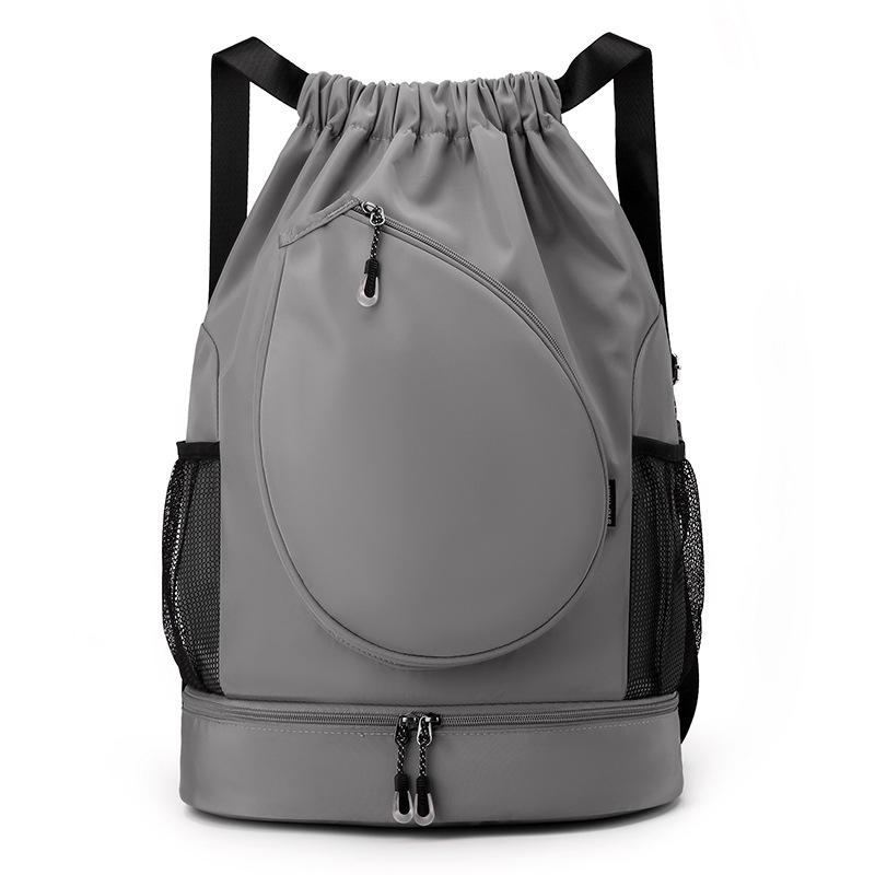 Sport-Kordelzug-Badminton-Rucksack mit großer Kapazität und wasserabweisend