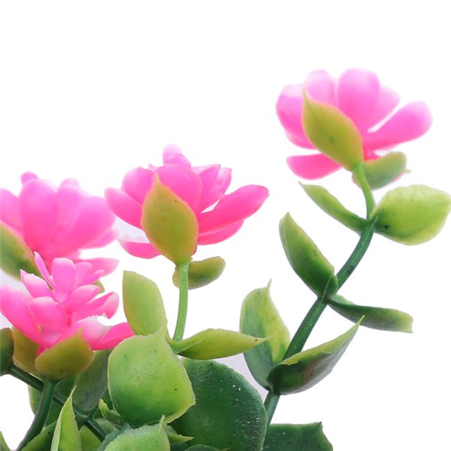 2Pcs Simulation Flower Artificial Milan Grain Plastic Flower Wedding Party Garden Home Decoration