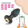 APP Vibrating Analplug Buttplug für Männer Analvibrator Prostata-Massagegerät Bluetooth Männlicher Masturbator für Schwulen Sexspielzeug für Erwachsene