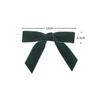 6pcs Velvet Christmas Bows 4.72" Gift Wrapping Tools Xmas Tree Decor Red Green Brown Rustic Crafts Gift Twist Tie Ribbon Bows