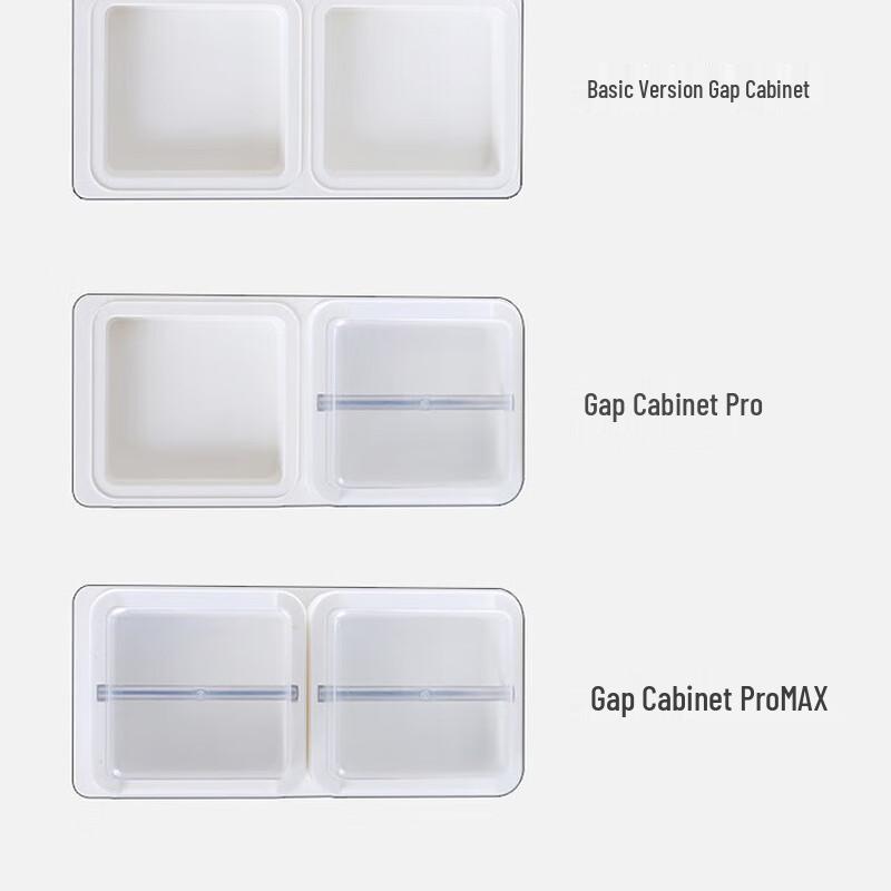 Miling No-Drill Slim Bathroom Storage Cabinet