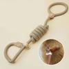 Hundkoppel Sliprep Blykoppel Heavy Duty flätat rep Justerbar ögla halsband träningskoppel för medelstora hundar