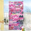 Singer Emilia Mernes Towel Sports Quick Dry Travel Camping Sandproof Soft Light Large Beach Towel