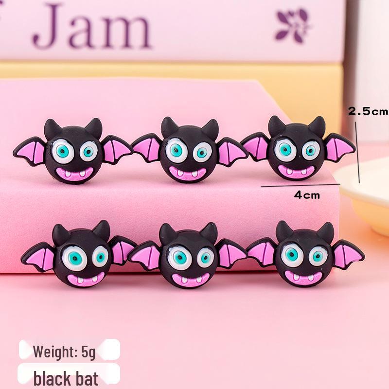 Creative 3D Cartoon Pencil Toppers - Cute Silicone Pen Caps for Halloween & Christmas Decorations