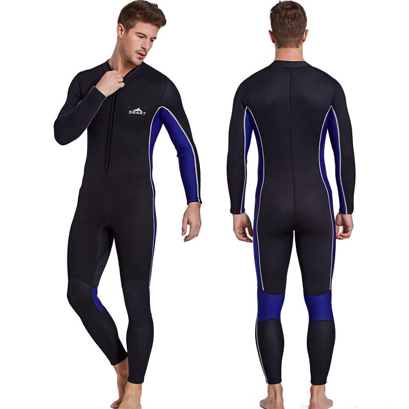 SBART 3MM Long Sleeve One-Piece Wetsuit for Couples L