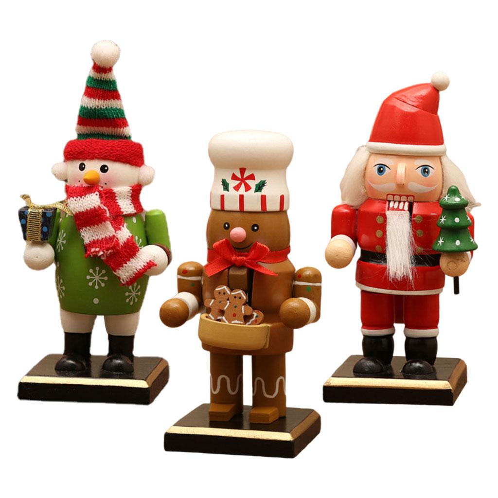 Nutcracker Soldier Shelves Tables Decor Birthday Gifts for Christmas Xmas