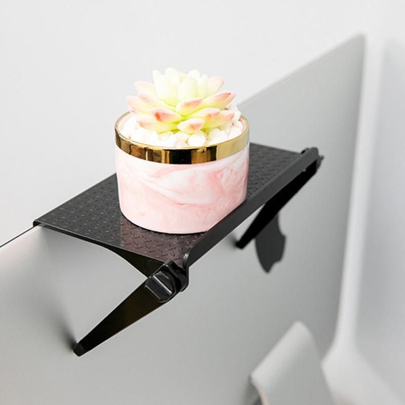 Adjustable TV Screen Top Storage Shelf Rack Holder Computer Monitor Desktop Stand TV Rack Display Shelf Storage Rack