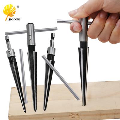 Kegelreibahle 1/8-1/2 (3-13mm) Holzbearbeitungs-Holzanfasgerät zum Öffnen und Erweitern von 5–16 mm Sechskantschaft