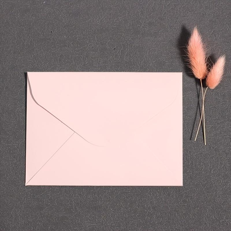 10pcs Cherry Blossom Pink Fresh Envelope Set Simple Romantic Love Letter Fire Paint Stickers Invitation Cards 5 Envelopes 5 Seal Stickers