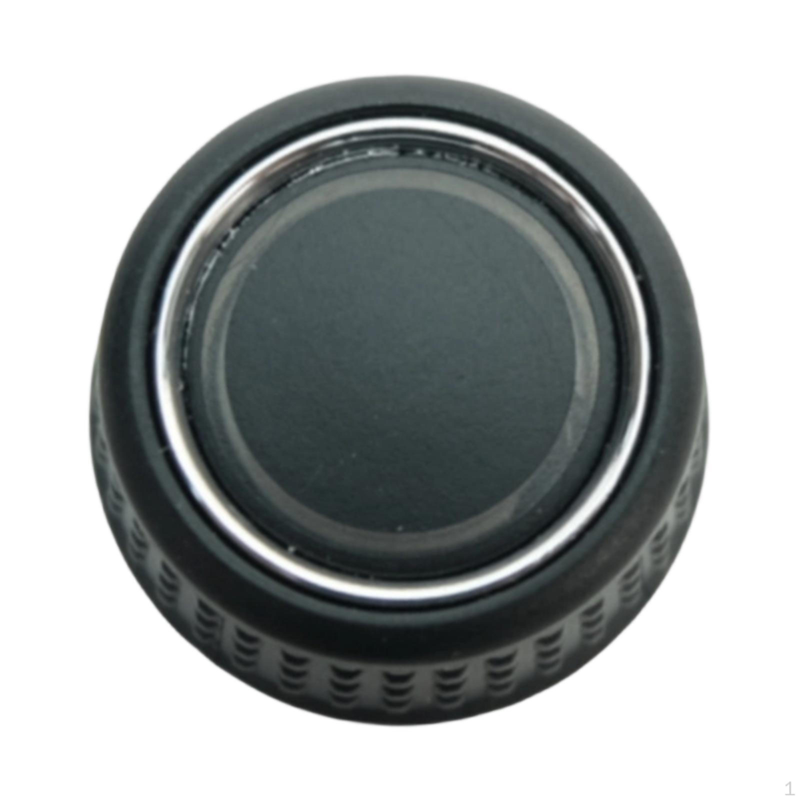 

Auto Car Radio Knob Switch Button Black 6C0919603 Accessory Compatible for Fittings Spare Parts Right Side