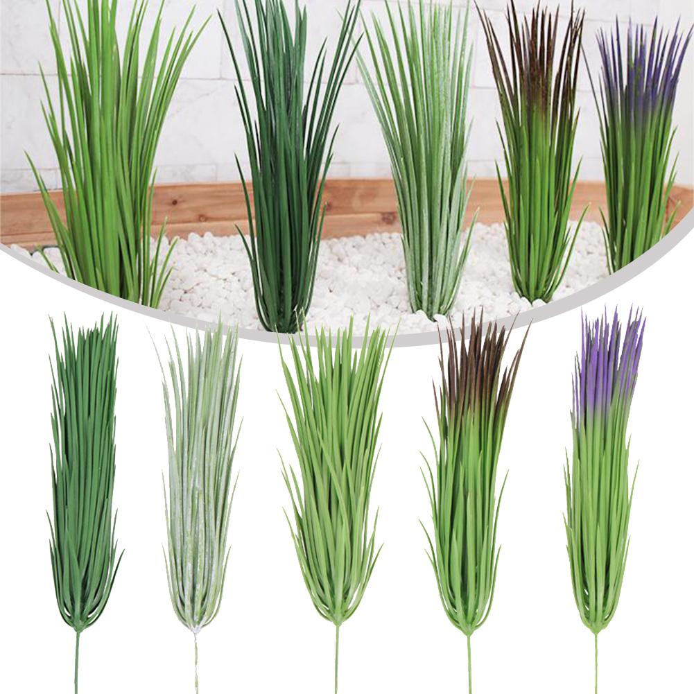 Composizione Floreale Parete Vegetale Erba Orchidea Simulata