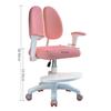Upgraded Children Desk Chair with 360 Degree Wheels Height Depth Adjustable Kids Computer Chair Cute Children Study Chair (Blue, Pink)