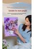 Meike Creative DIY French Flower Painting Activity: Handmade Fun for Parent-Child and Team Art Salon