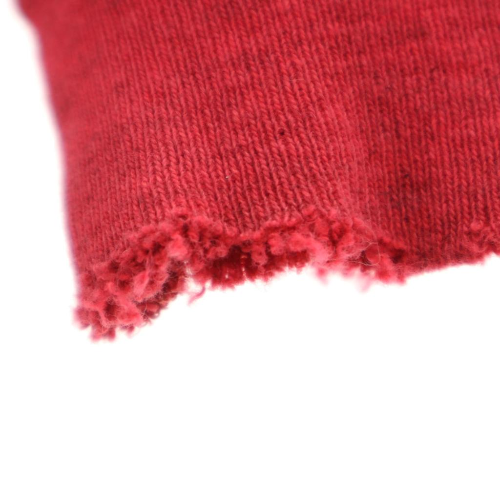 90s Old Long Sleeve Sweat Trainer Red Back Brushed Men's Used