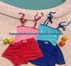 Korean Women's Conservative High-Waist Bikini Swimsuit with Skirt and Pants