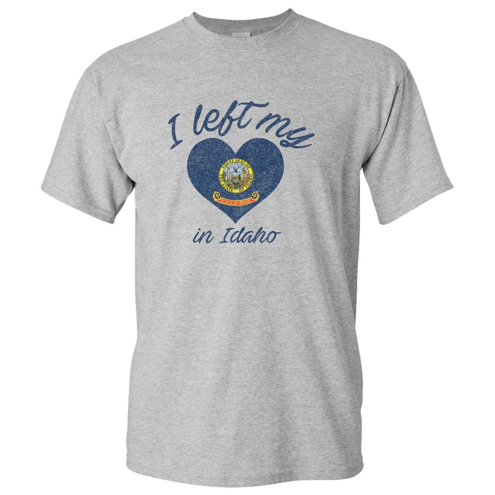 

I Left My Heart In Idaho - Hometown Pride T-Shirt - Sport Grey M