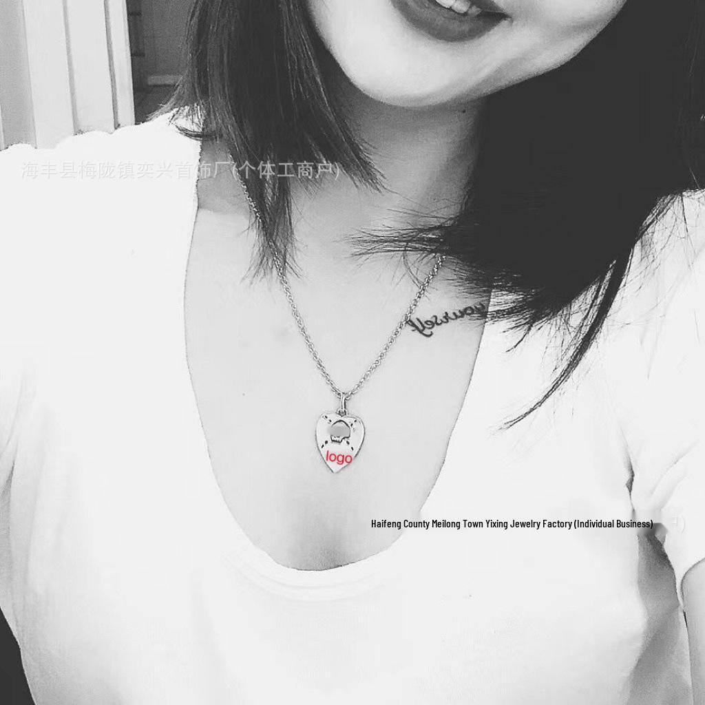 Vintage-Style Double G Skull & Key Necklace: Unisex Large Size, Fearless Love & Tiger Head Sweater Chain