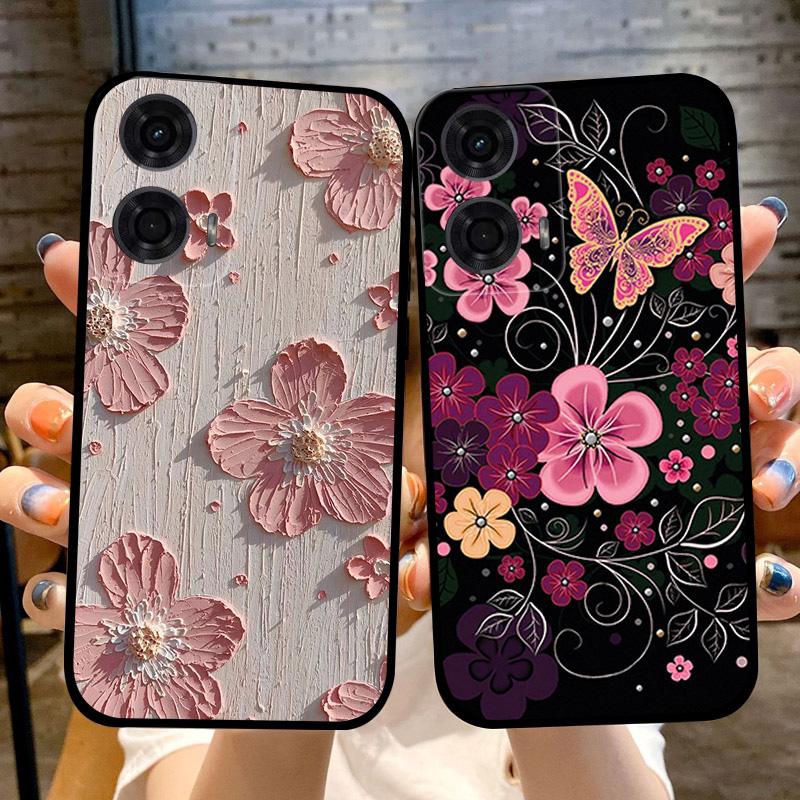 For Moto G34 G45 5G Case G04 G04s G24 Power 4G Shockproof Soft Silicone TPU Cover For Motorola Moto E14 Phone Protective Fundas